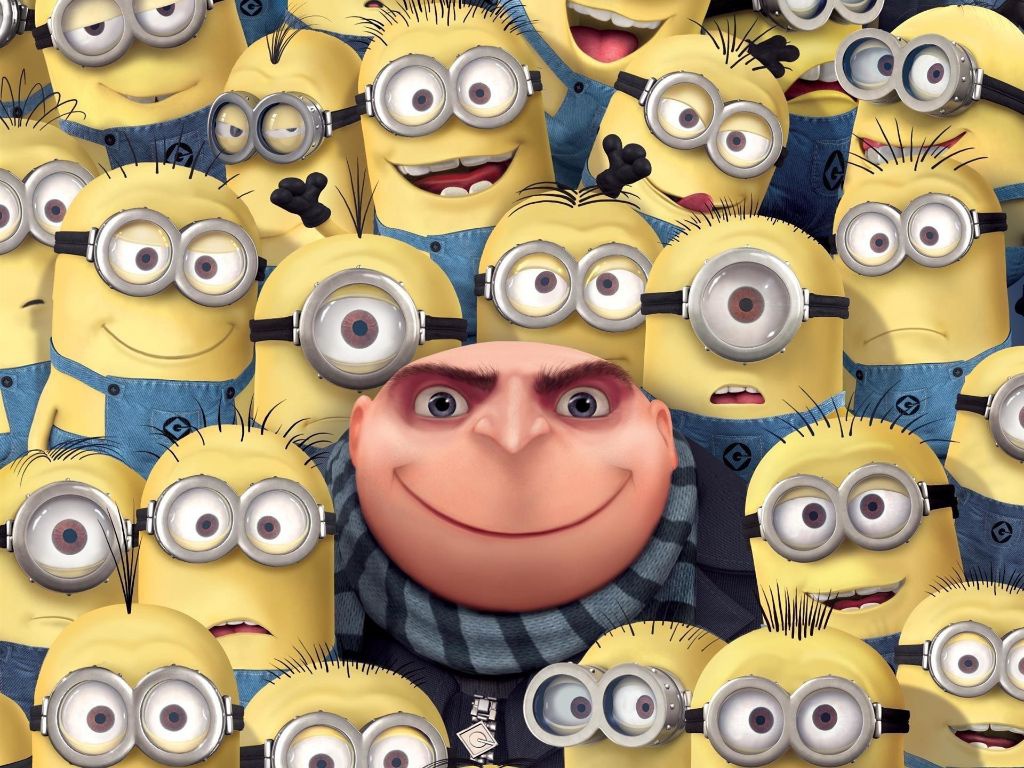 Gru and Minions - FACEinHOLE