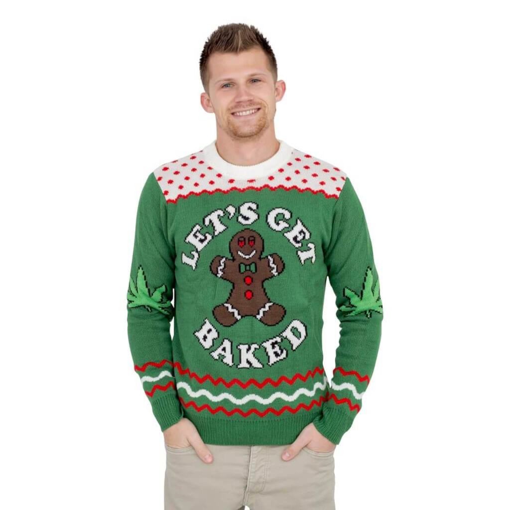 ugly sweater elf costume xmas christmas gingerbread baked # ...